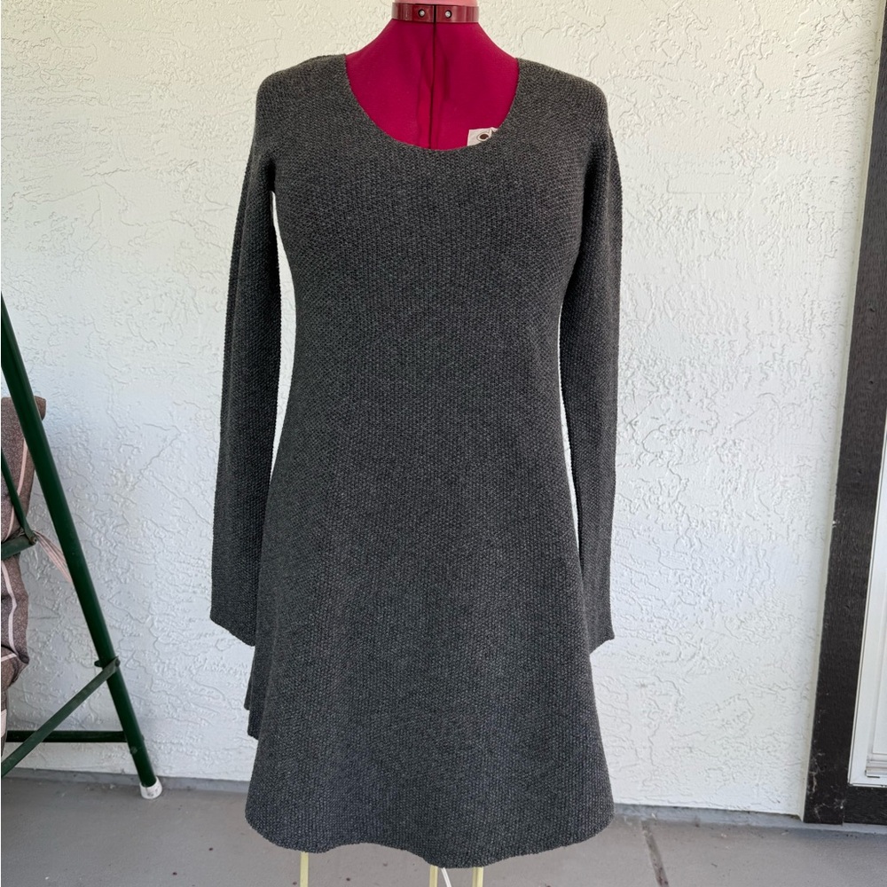 NWT Hannes Roether Hurta Ladies Sweater Dress in anthracite, XS